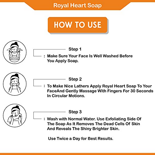 Kisra pimple care soap + Kisra Royal Heart Soap