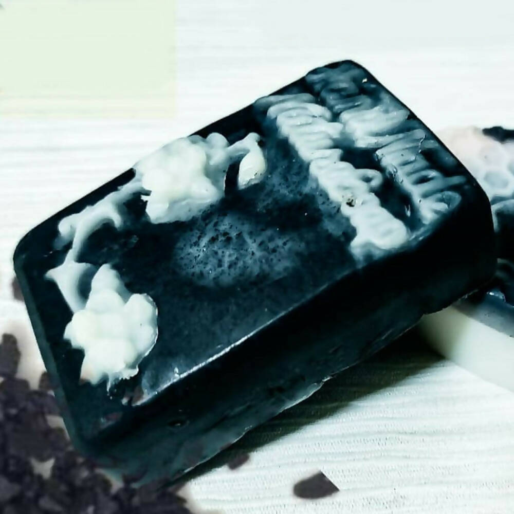 Lakshmi Krishna Naturals Donkey Milk Charcoal Soap