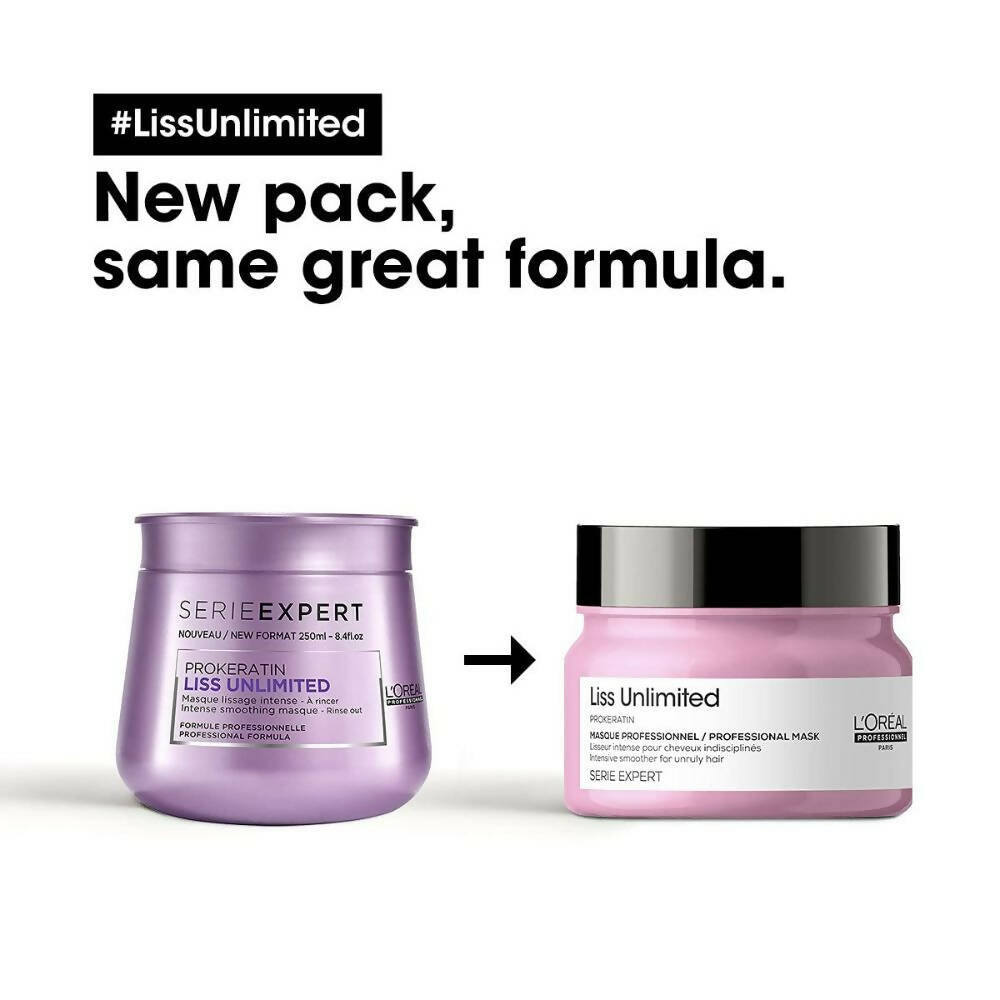L'Oréal Paris Scalp Advanced Anti-Dandruff Dermo-Clarifier Shampoo & Liss Unlimited Hair Mask