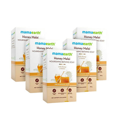 Mamaearth Honey Malai Nourishing Bathing Soap