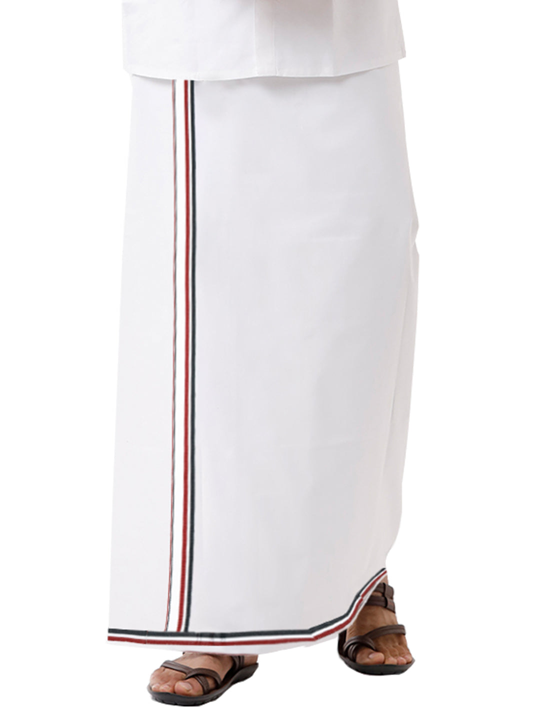 Wrinkle Free Cotton Political Dhoti  ADMK