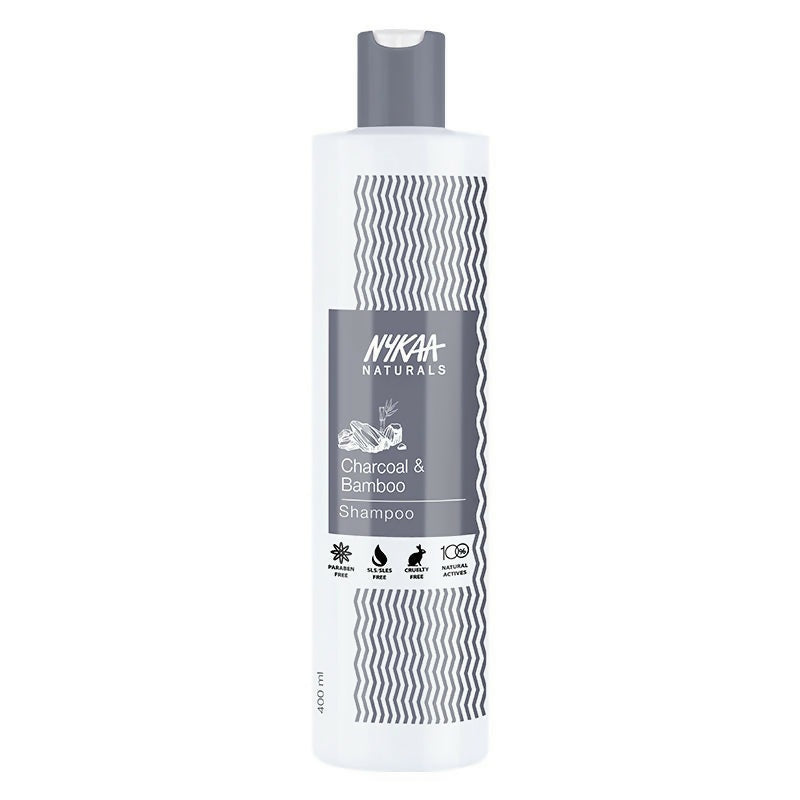 Nykaa Naturals Scalp Purifying -Free Shampoo With Charcoal, Bamboo & Neem