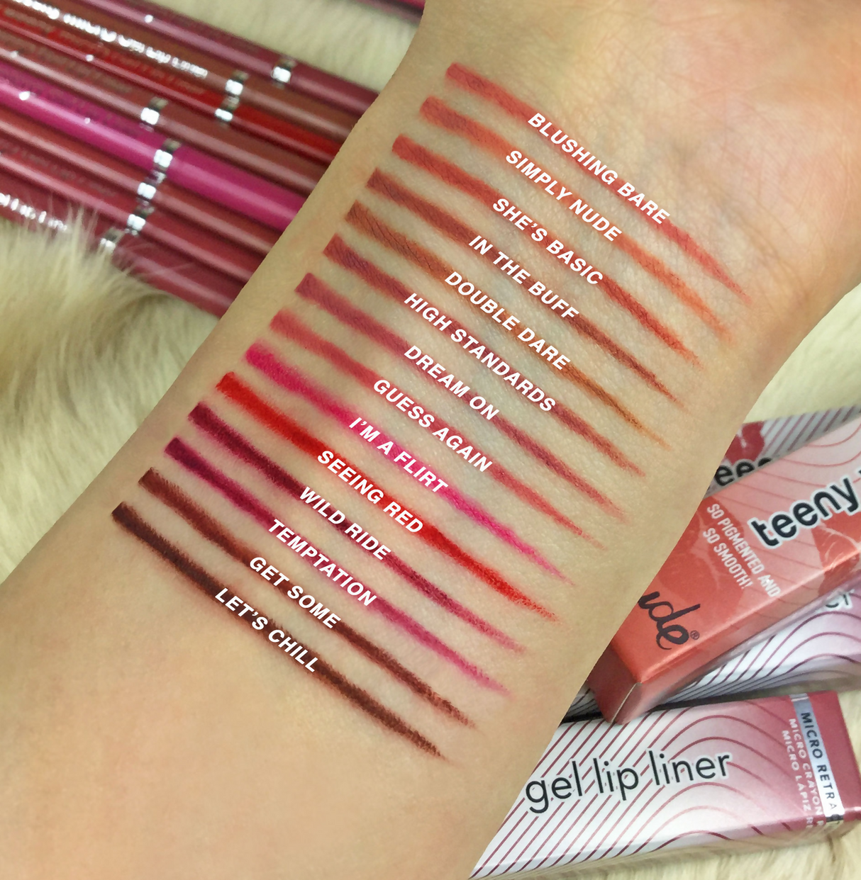 Rude Cosmetics Teeny Weeny Micro Gel Lip Liner - Blushing Bare