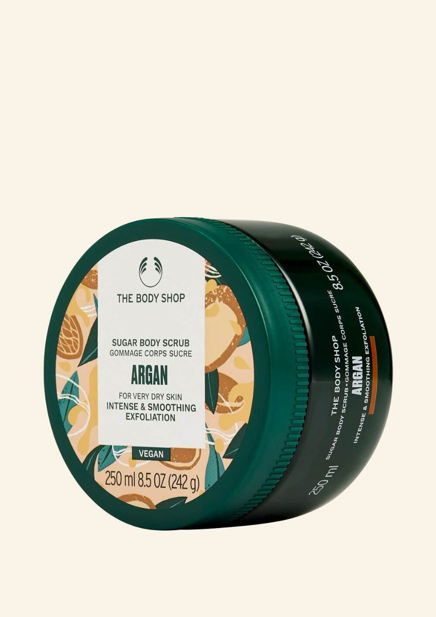 The Body Shop Wild Argan Oil Exfoliating Gel Body Scrub, 250ml