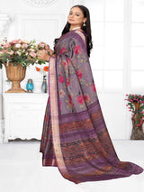 Light Purple Chanderi Silk Saree