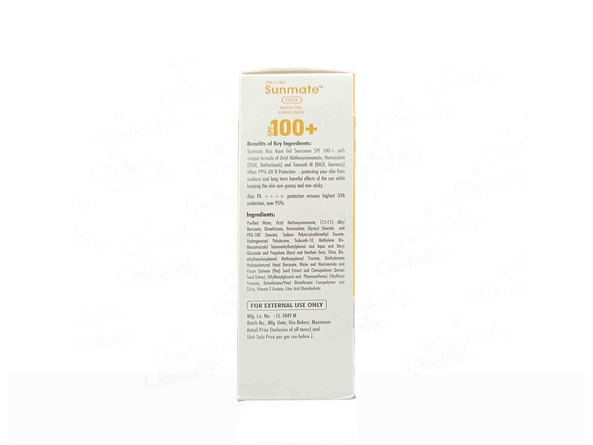 Palsons Sunmate Max Aqua Gel Sunscreen SPF 100+