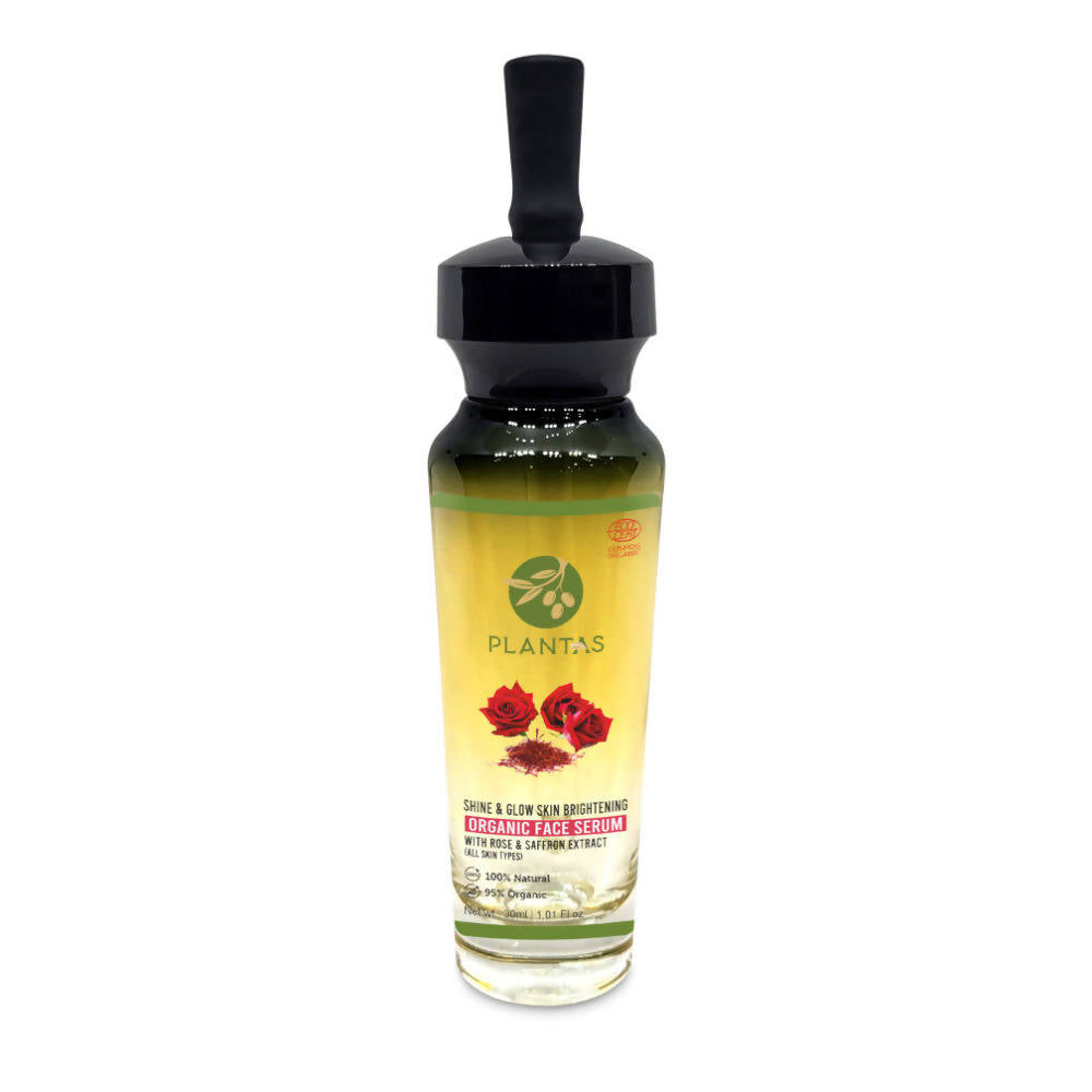 Plantas Shine & Glow Skin Brightening Organic Face Serum