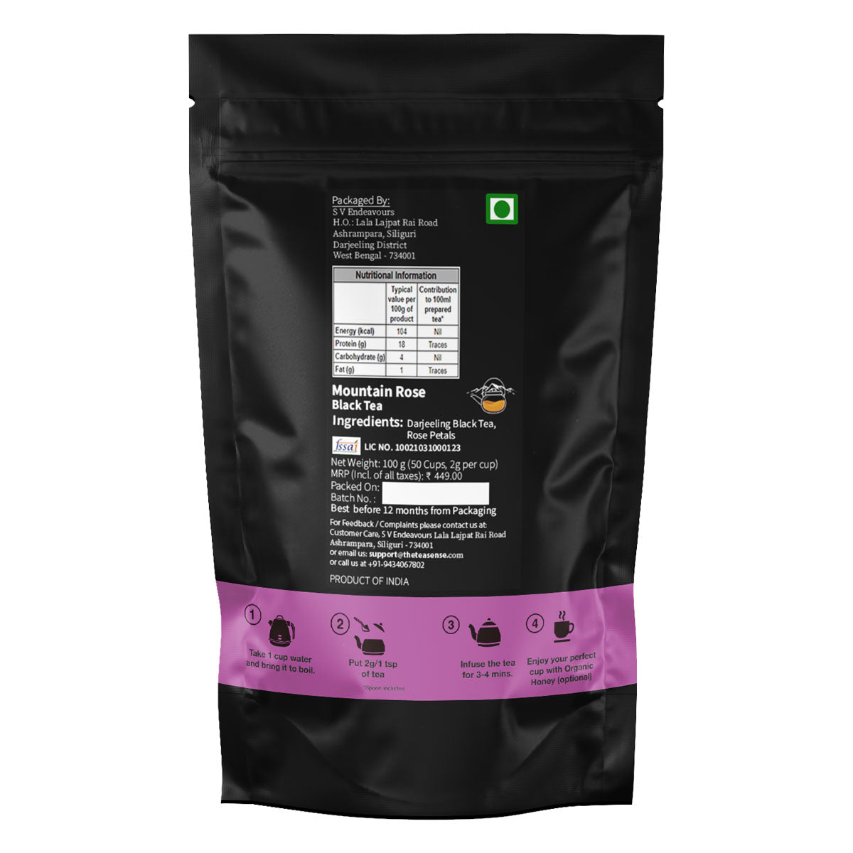 Tea Sense Mountain Rose Black Tea
