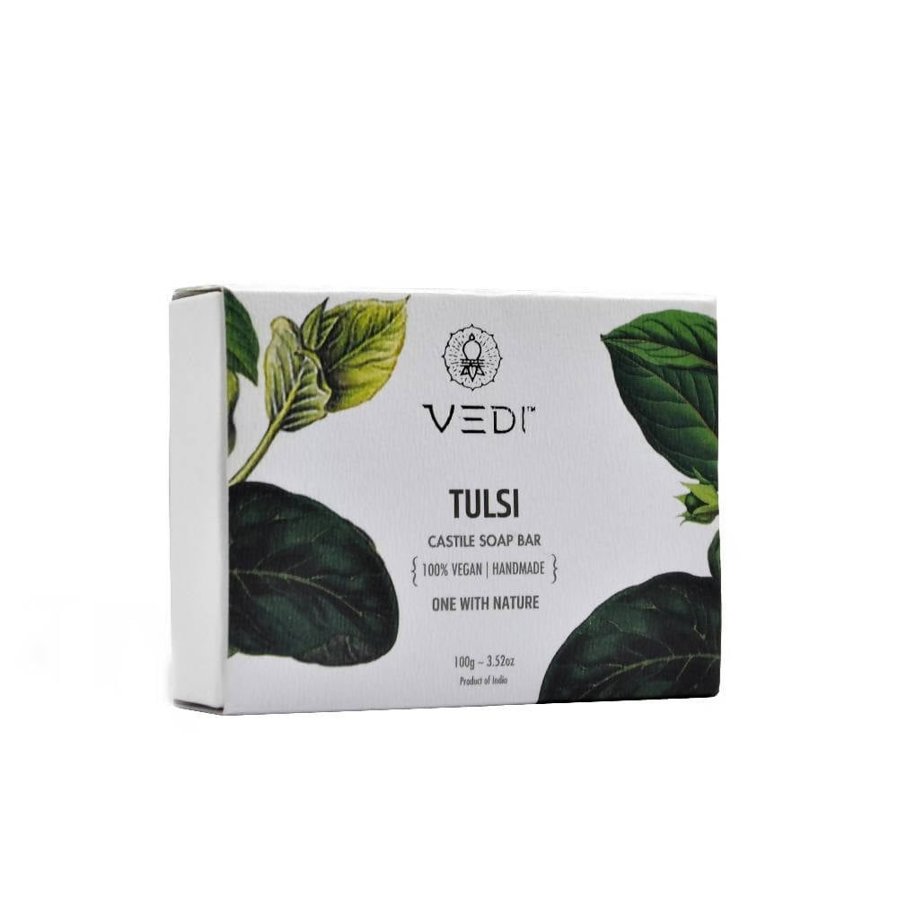 Vedi Herbals Tulsi Castile Soap Bar