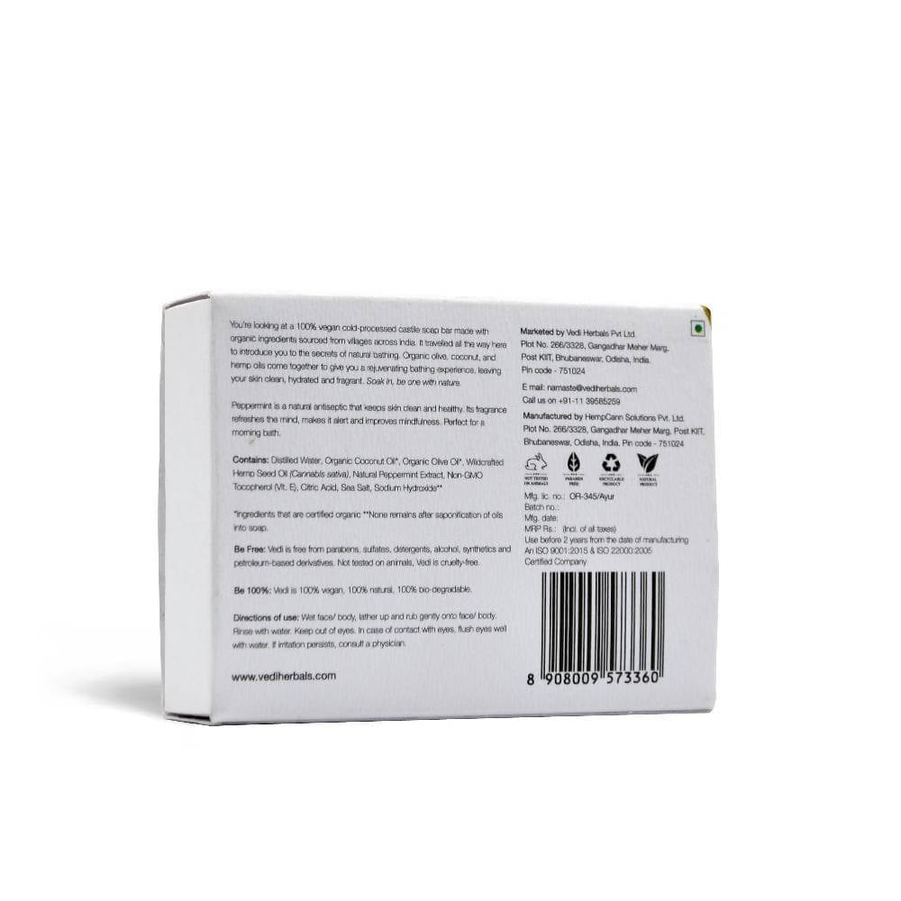 Vedi Herbals Peppermint Castile Soap Bar