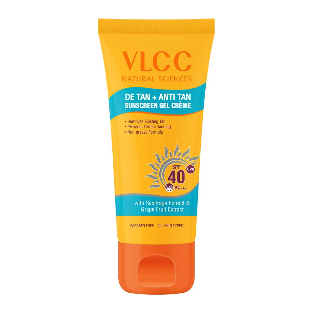 VLCC De Tan Anti Tan Sunscreen Gel Creme SPF 40 PA+++