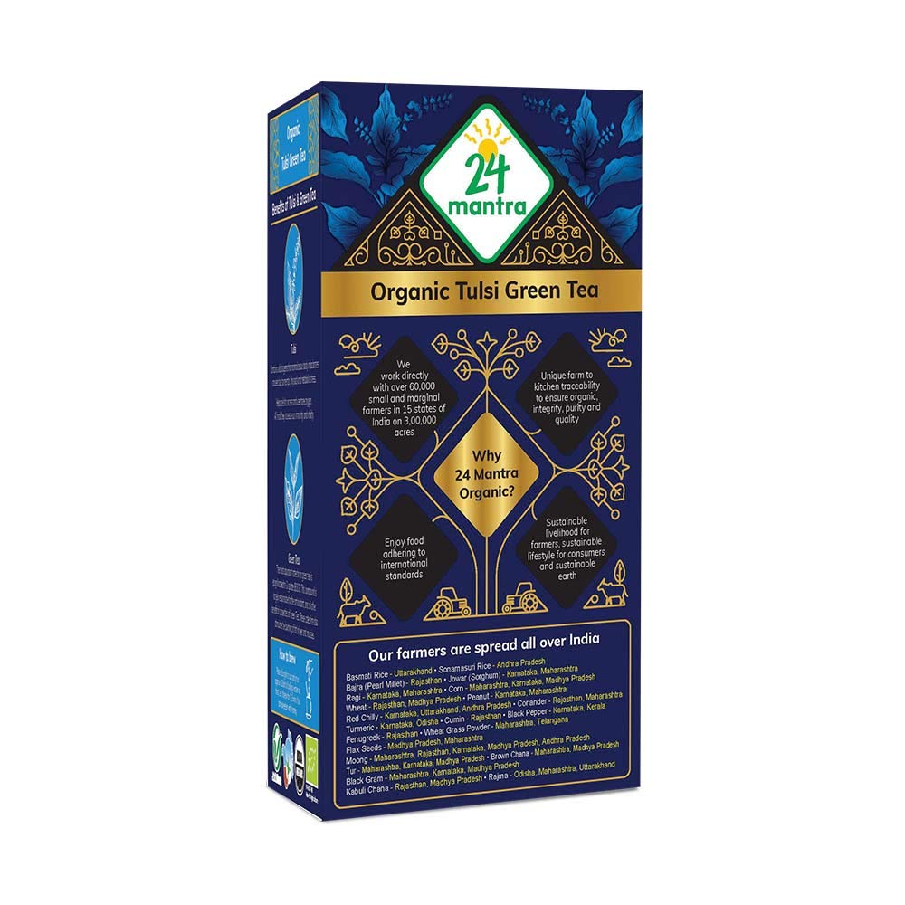 24 Mantra Organic Tulsi Green Tea - Vamzn#