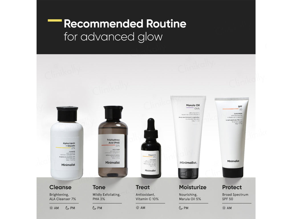 Minimalist 7% ALA & AHA Brightening Face Wash