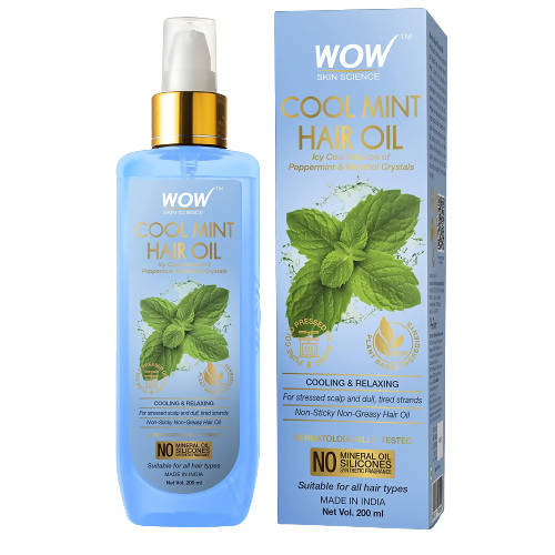 Wow Skin Science Cool Mint Hair Oil