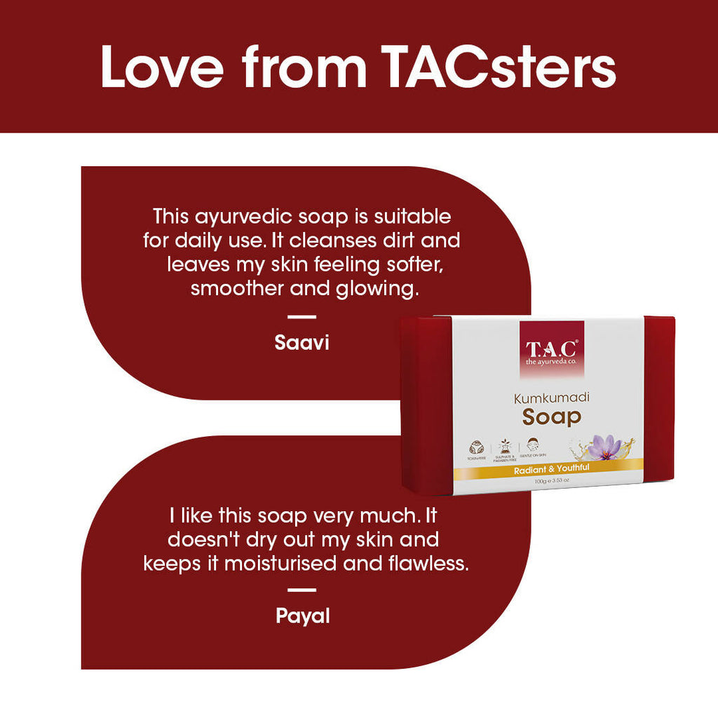 TAC - The Ayurveda Co. Kumkumadi Soap