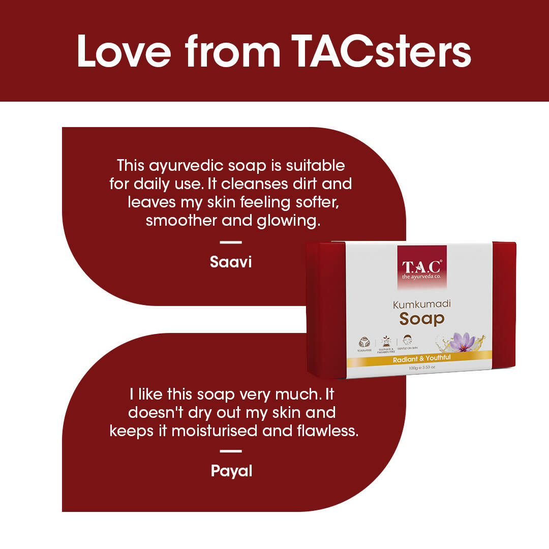 TAC - The Ayurveda Co. Kumkumadi Soap
