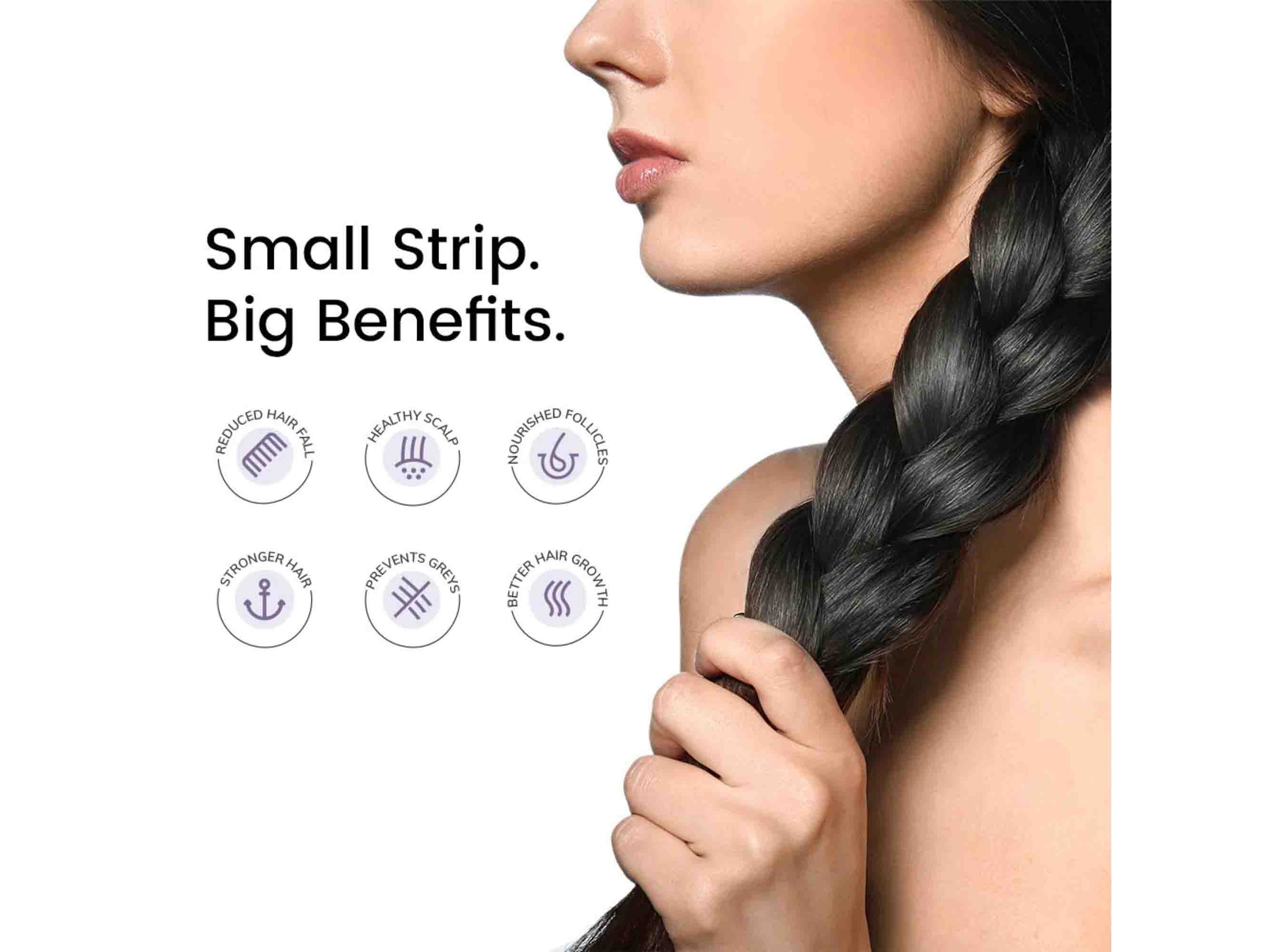 Wellbeing Nutrition Melts Into Healthy Hair Oral Strip - Tropical Watermelon Flavour