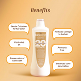 Keywest Professional Hair Color Developer Volume 6% With Pro Vitamin B5