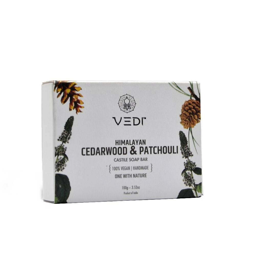 Vedi Herbals Himalayan Cedarwood & Patchouli Castile Soap Bar