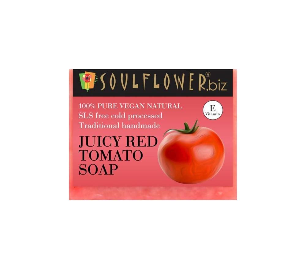 Soulflower Juicy Red Tomato Handmade Soap