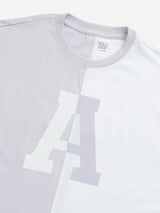 Y&F Kids Lilac and White Text Design Crop Top