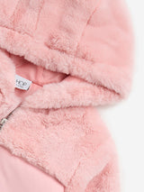 HOP Kids Pink Faux-Fur Jacket