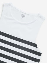 Y&F Kids Black Striped Cotton T-Shirt