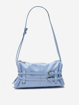 Westside Light Blue Belted Hand Bag