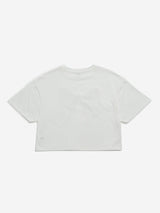 Y&F Kids Off-White Bow Design Cotton T-Shirt