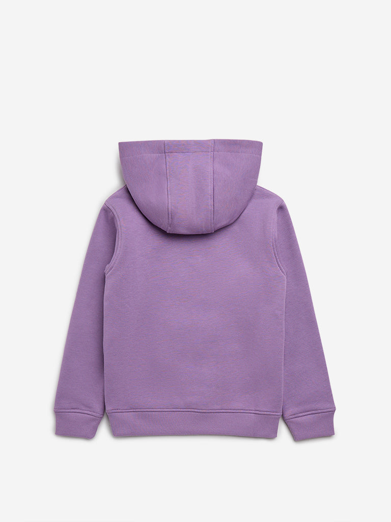 HOP Kids Purple Animal Design Sweatshirt