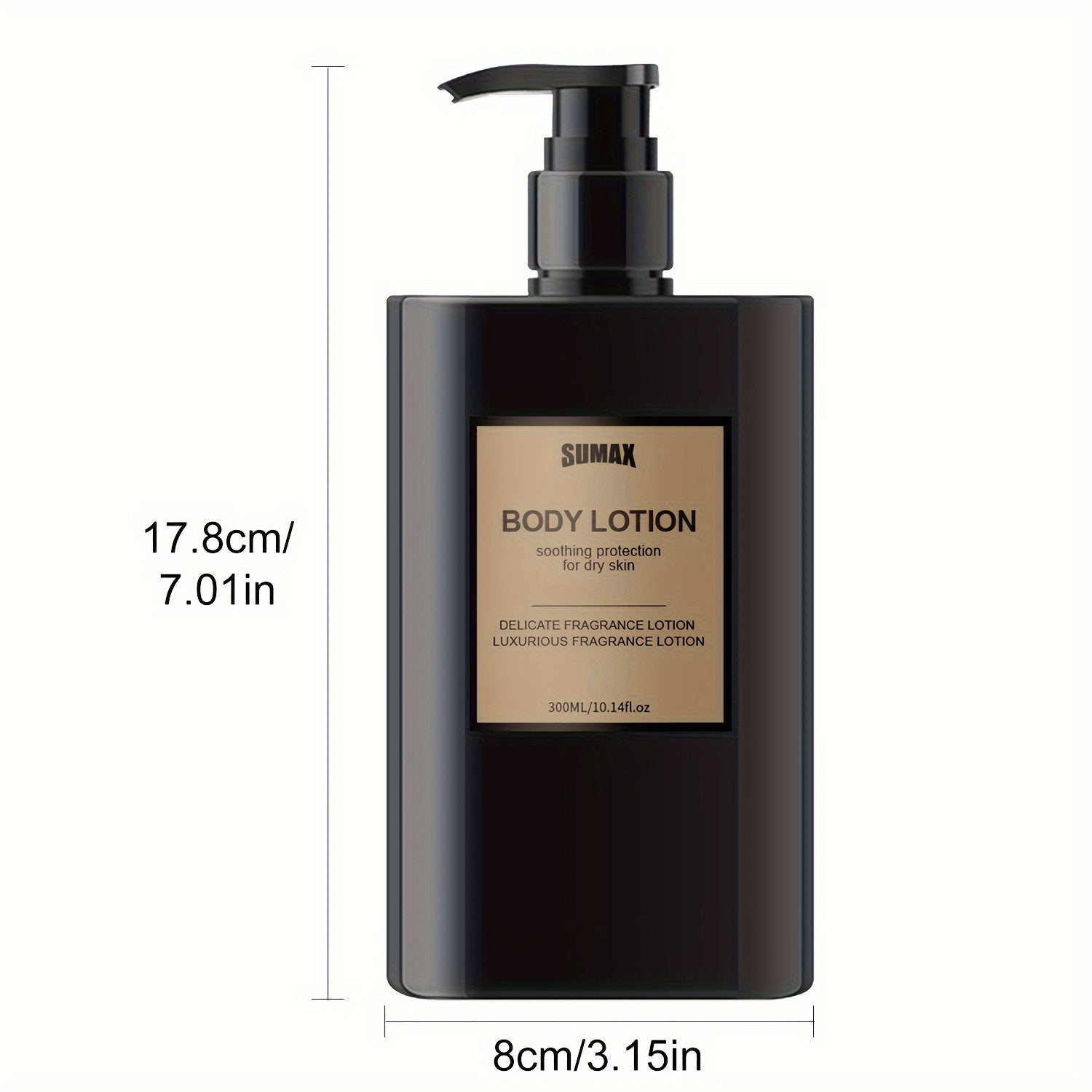 300ml Luxurious Body Lotion - Deeply Moisturizes and Nourishes Dry Skin with Glycerin and Vitamin C - Long - Lasting Premium Fragrance and Softening Properties - Vamzn#