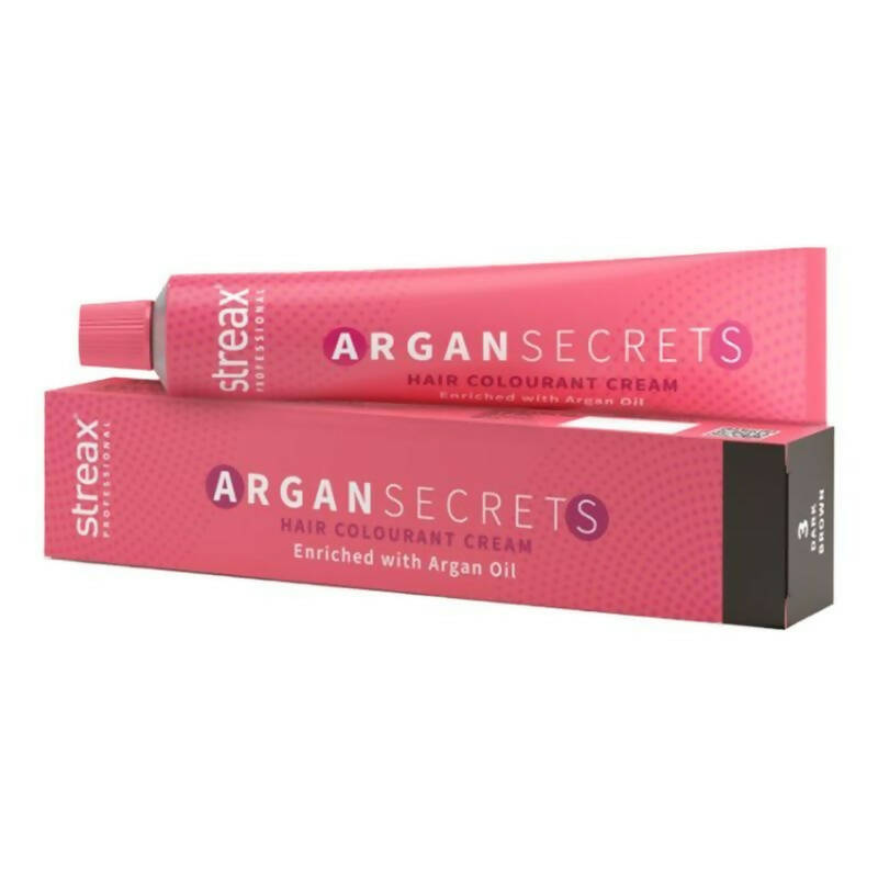 Streax Professional Argan Secrets Hair Colourant Cream - Violet