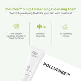 Thank You Farmer Pollufree™ 5.5 pH-Balancing Cleansing Foam