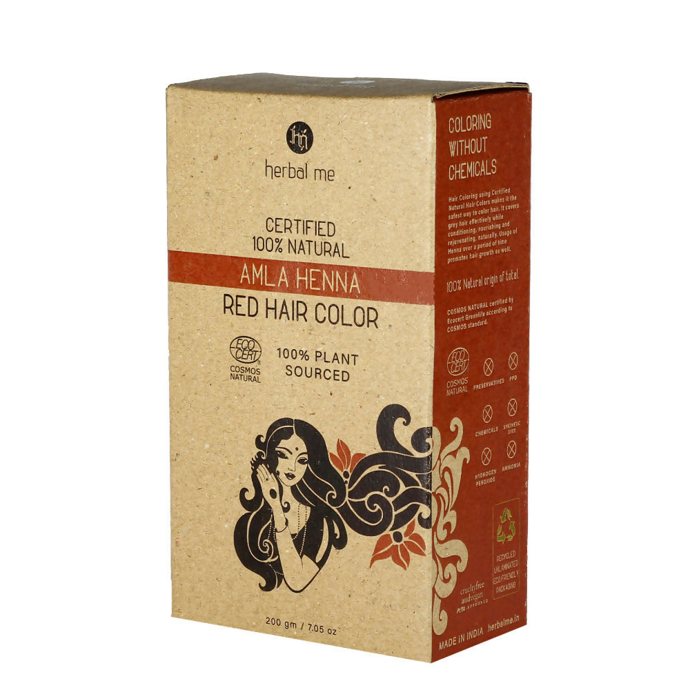 Herbal Me Henna Amla Red Natural Hair Color - Natural