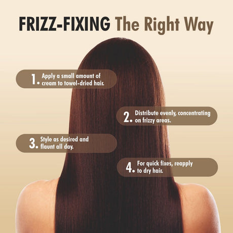 3TENX Hydrating Frizz Fixer Hair Cream For Nourished & Hydrated - Vamzn#