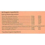 Organic India Tulsi Green Tea, Pomegranate, 25 Tea Bags