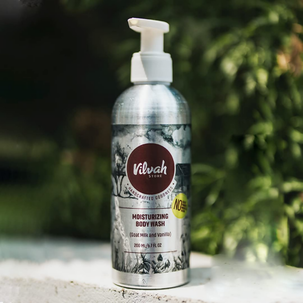 Vilvah Store Moisturising Body Wash With Goatmilk & Vanilla