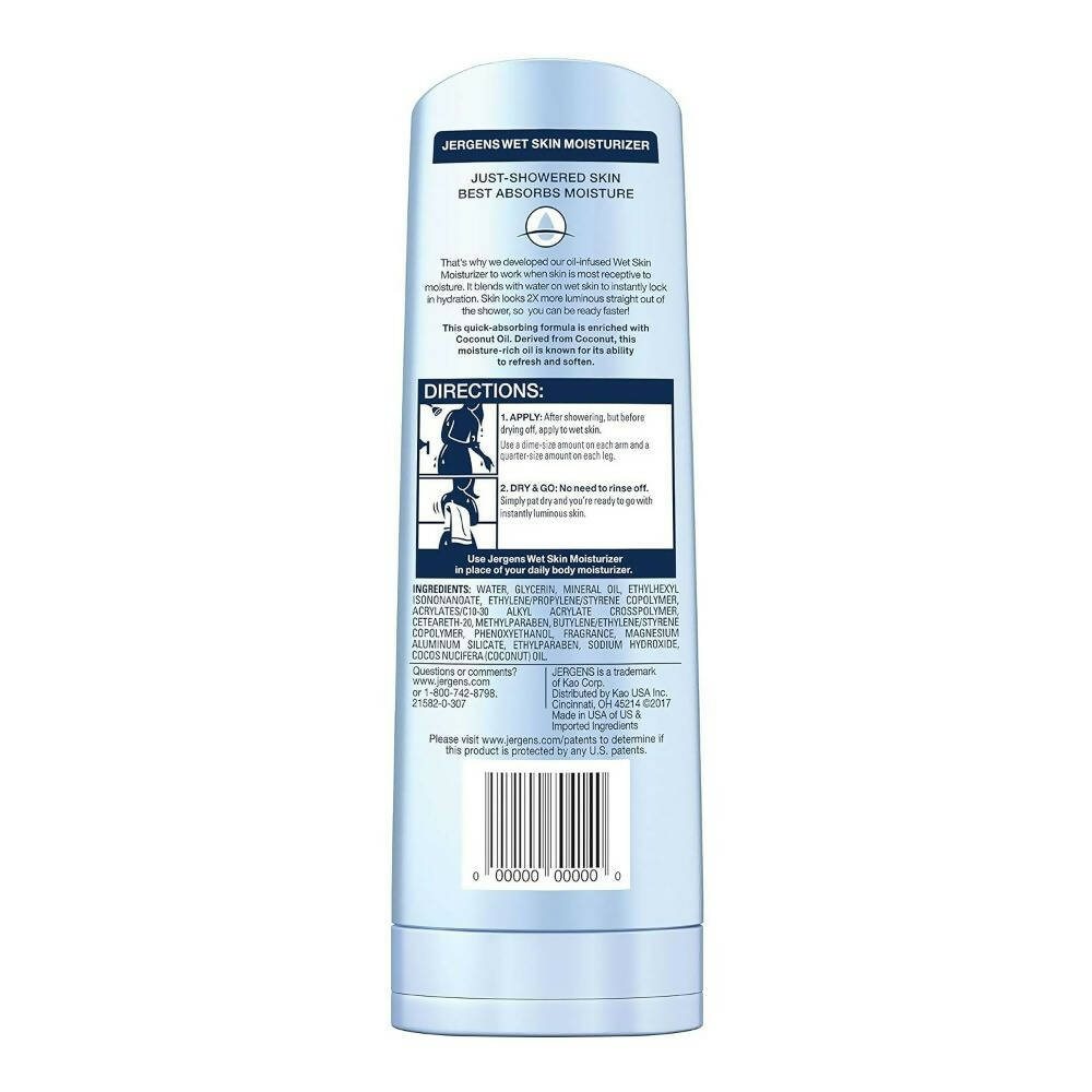 Jergens Wet Skin Body Moisturizer With Refreshing Coconut Oil