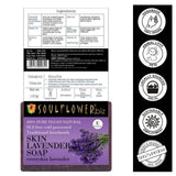 Soulflower Lavender Handmade Soap with Real Lavender