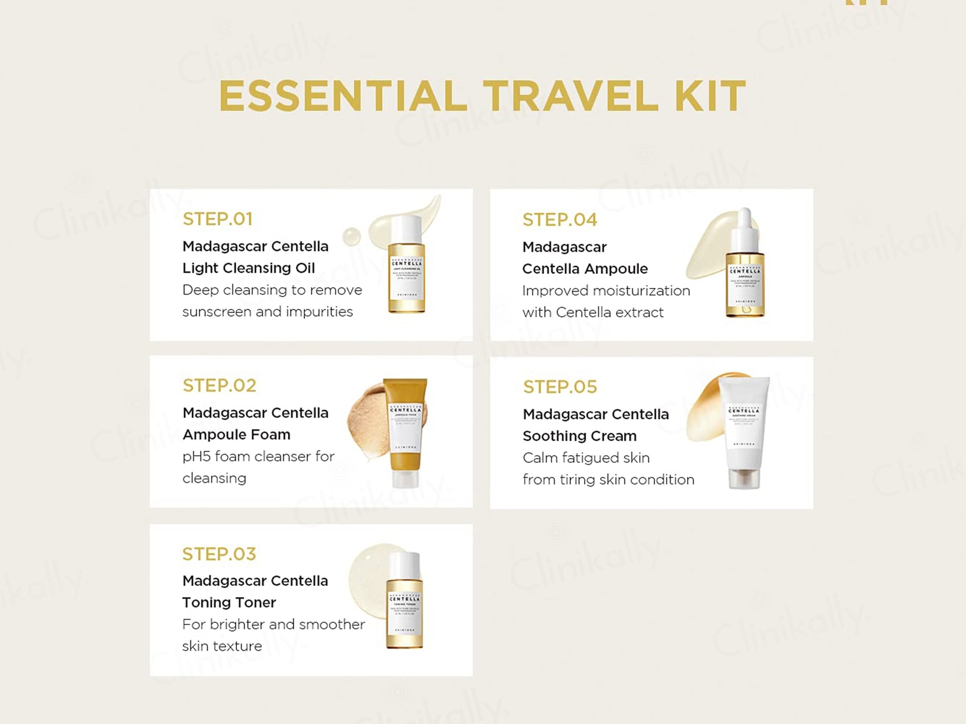 SKIN1004 Madagascar Centella Travel Kit