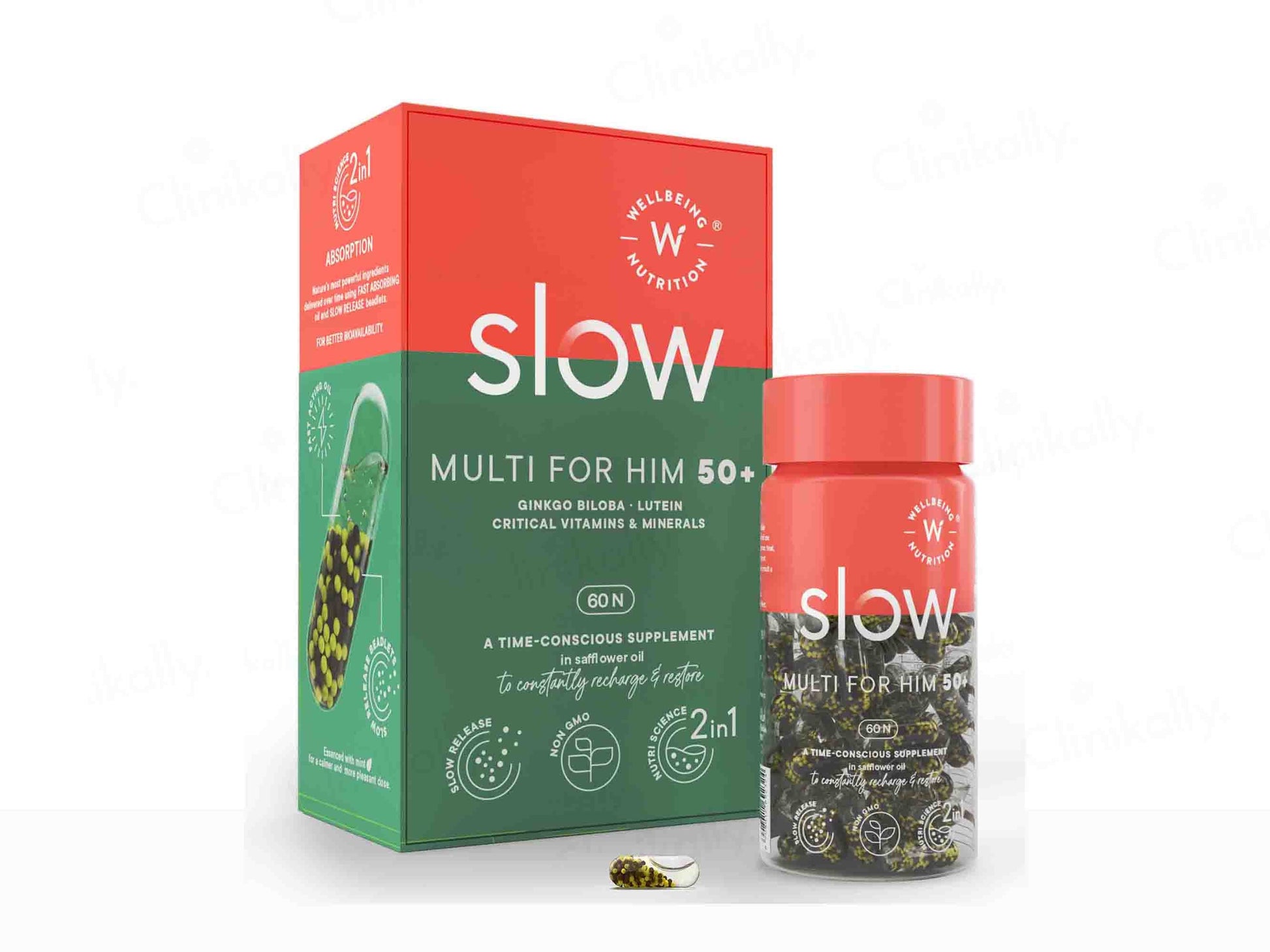 Wellbeing Nutrition Slow Multi for Him 50+ Capsule