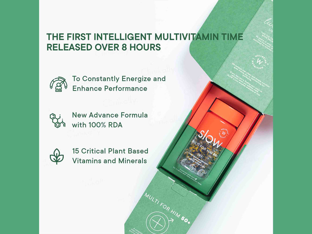 Wellbeing Nutrition Slow Multi for Him 50+ Capsule
