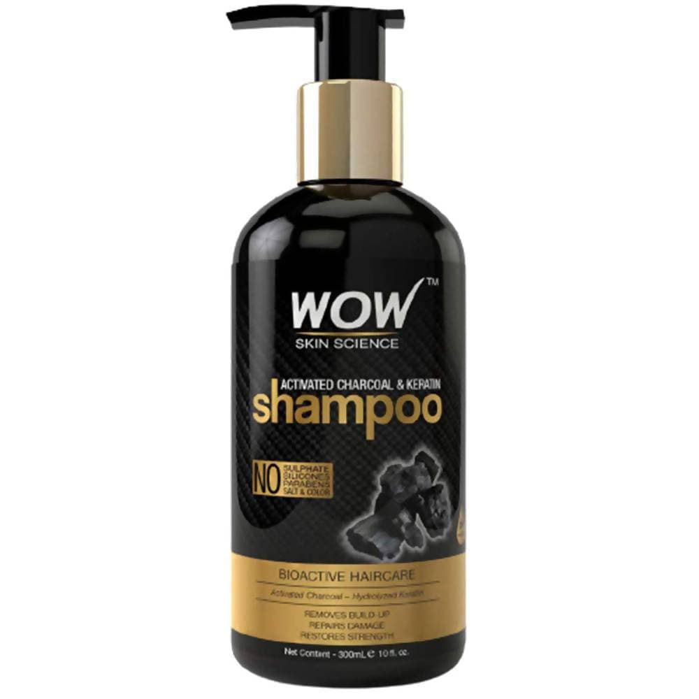 Wow Skin Science Charcoal & Keratin Shampoo