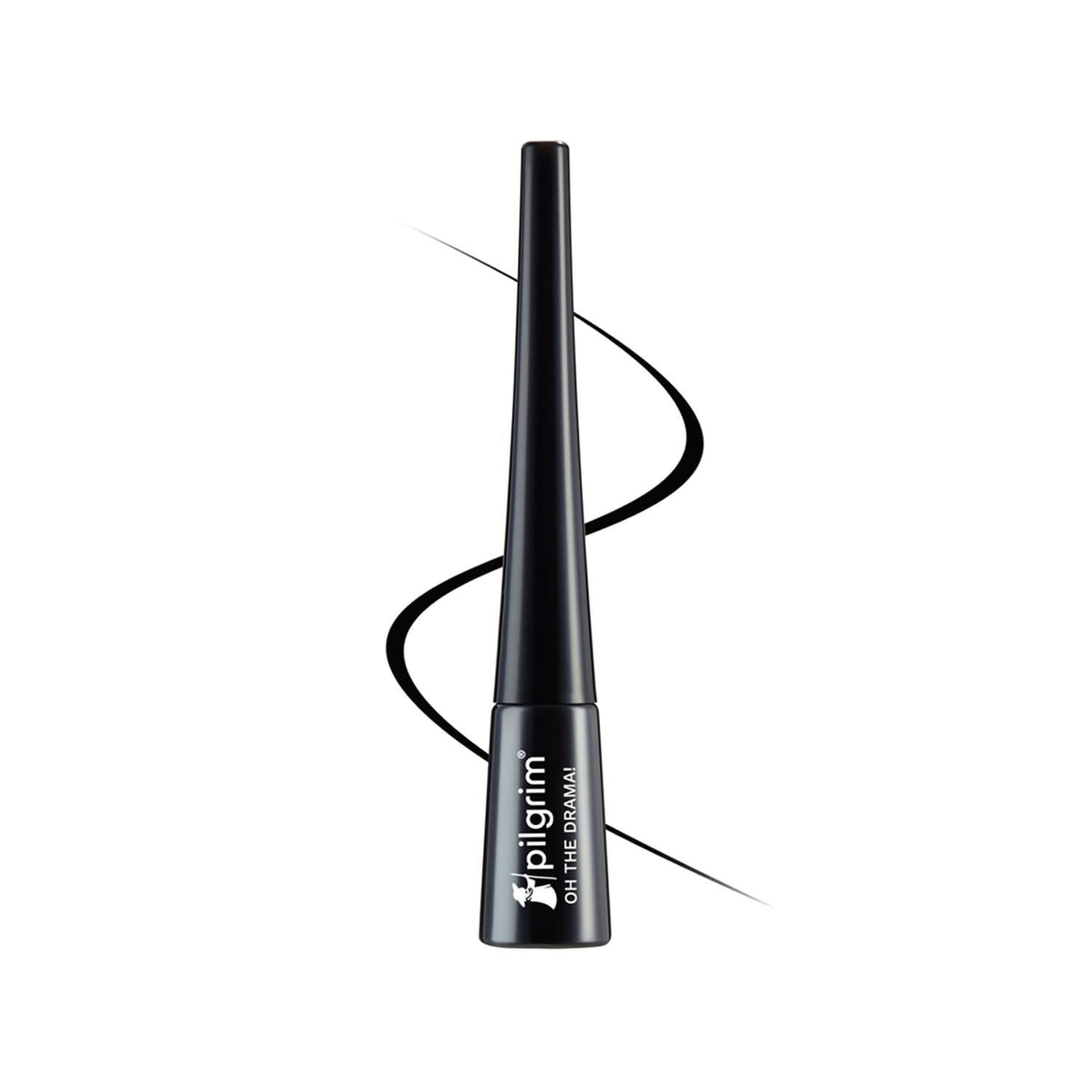 Pilgrim Metallic Eyeliner Black Scandal, Long Lasting & Smudge Proof Enriched With Argan Oil