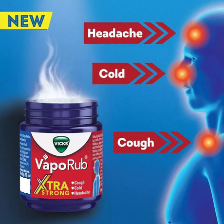 5 x Vicks VapoRub Xtra Strong - 50 ml | Free Shipping - Vamzn#