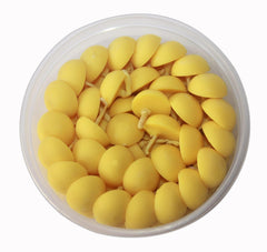 50Pcs Wax Free Natural Pure Cow Ghee Diya with Cotton Wicks for Puja Room/Home/Special Ocassions - Vamzn#