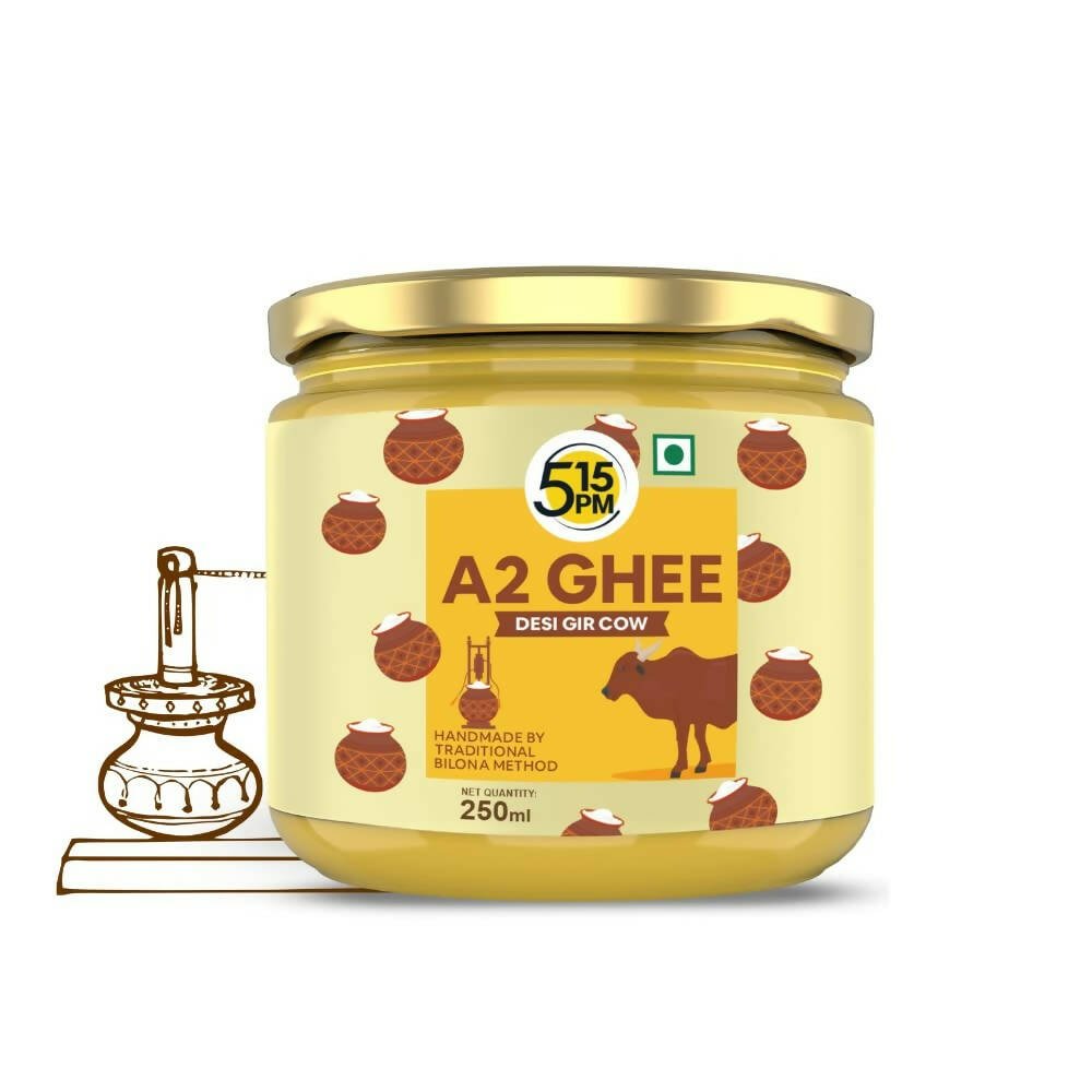 5:15PM A2 Ghee Organic | Traditional Vedic Bilona Method Ghee | Desi A2 Gir Cow Ghee - Vamzn#