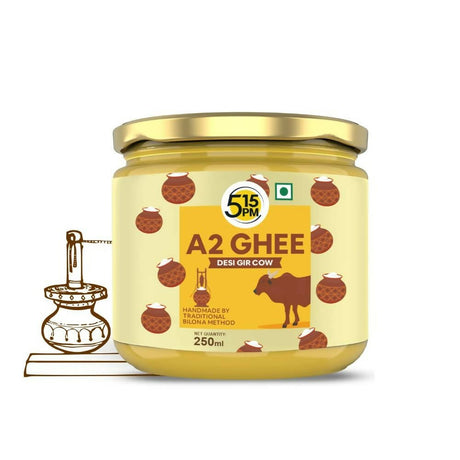 5:15PM A2 Ghee Organic | Traditional Vedic Bilona Method Ghee | Desi A2 Gir Cow Ghee - Vamzn#