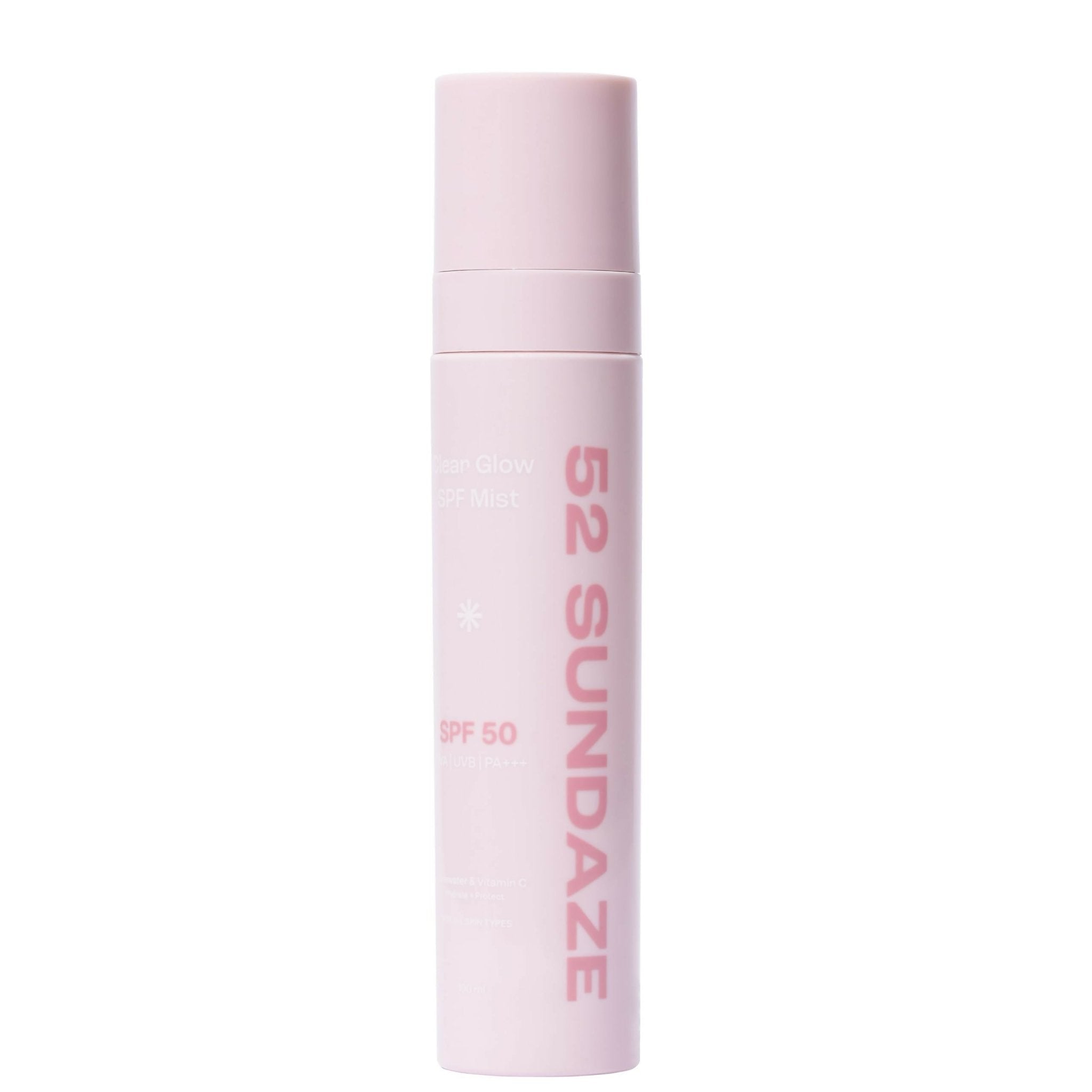 52 Sundaze Rosewater Sunscreen Mist SPF 50+ PA++++ Sunscreen Spray, Clear Glow SPF Mist - Vamzn#