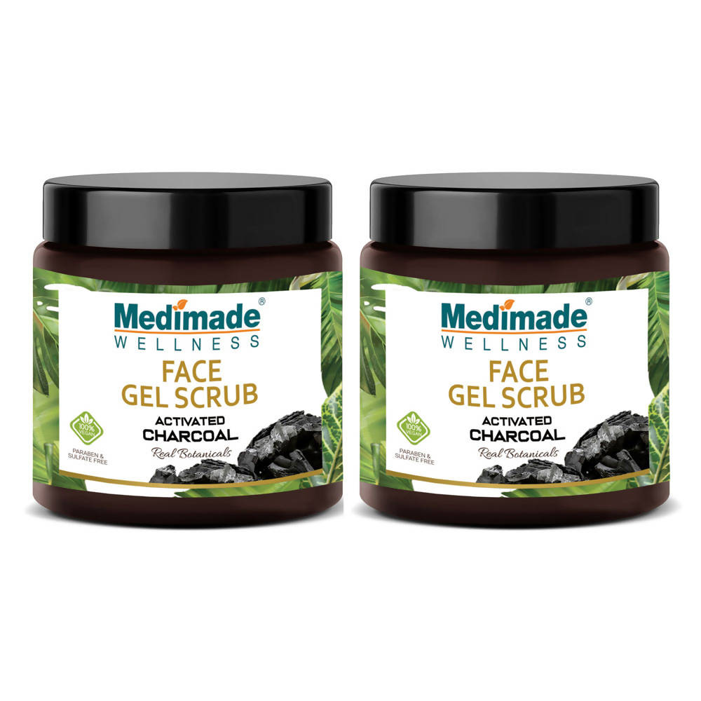Medimade Wellness Activated Charcoal Face Gel Scrub